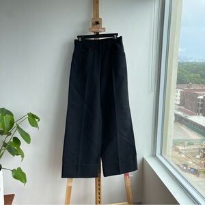 Arket wide leg wool trousers